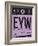 EYW Key West Luggage Tag I-NaxArt-Framed Art Print