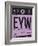 EYW Key West Luggage Tag I-NaxArt-Framed Art Print