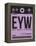 EYW Key West Luggage Tag I-NaxArt-Framed Stretched Canvas