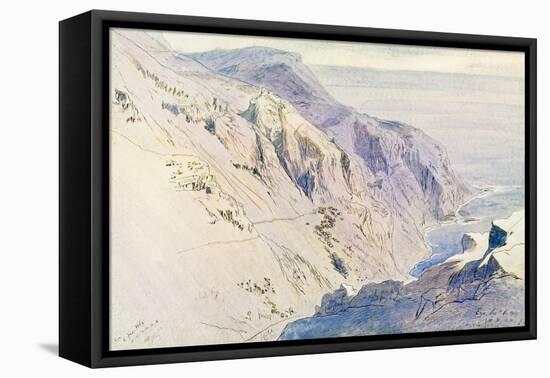 Eza (Eze), 1864-Edward Lear-Framed Premier Image Canvas