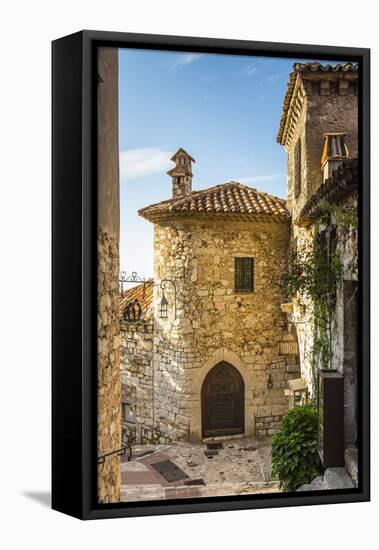 Eze, Alpes-Maritimes, Provence-Alpes-Cote D'Azur, French Riviera, France-Jon Arnold-Framed Premier Image Canvas