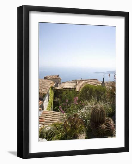 Eze, Alpes Maritimes, Provence, Cote d'Azur, French Riviera, France, Mediterranean-Angelo Cavalli-Framed Photographic Print