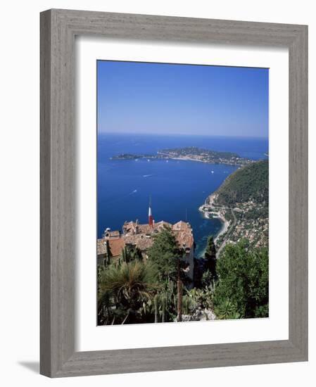 Eze and St. Jean-Cap-Ferrat, Cote d'Azur, Provence, France, Mediterranean-Roy Rainford-Framed Photographic Print