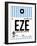 EZE Buenos Aires Luggage Tag I-NaxArt-Framed Art Print