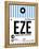 EZE Buenos Aires Luggage Tag I-NaxArt-Framed Stretched Canvas