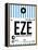 EZE Buenos Aires Luggage Tag I-NaxArt-Framed Stretched Canvas