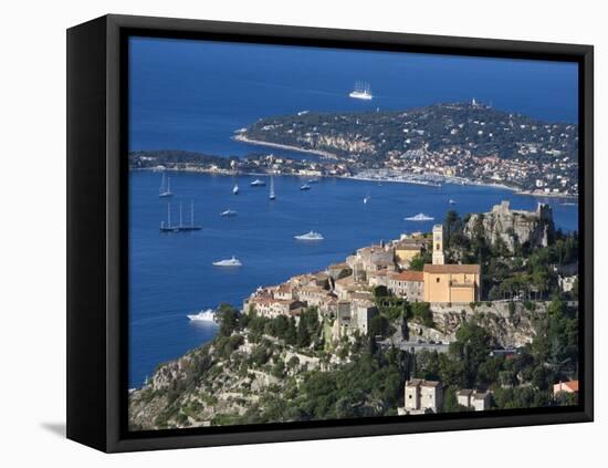 Eze, French Riviera, Cote D'Azur, France-Doug Pearson-Framed Premier Image Canvas
