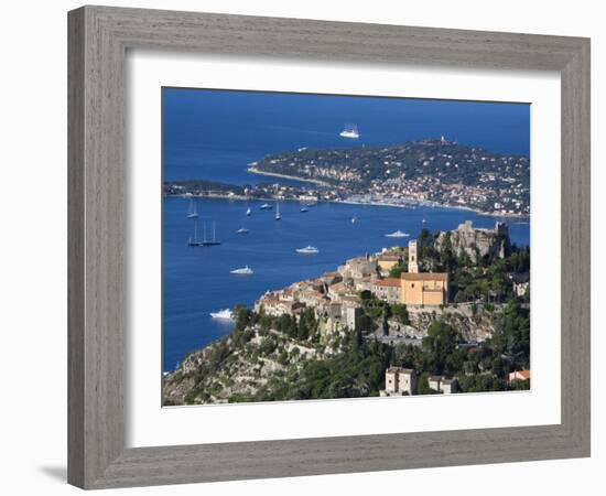 Eze, French Riviera, Cote D'Azur, France-Doug Pearson-Framed Premium Photographic Print