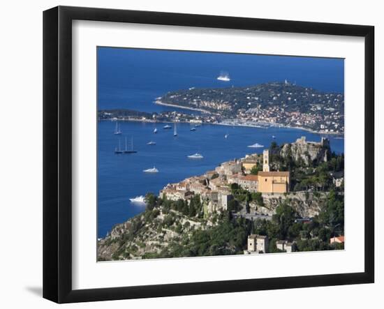 Eze, French Riviera, Cote D'Azur, France-Doug Pearson-Framed Premium Photographic Print