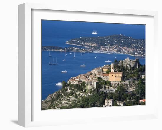 Eze, French Riviera, Cote D'Azur, France-Doug Pearson-Framed Premium Photographic Print