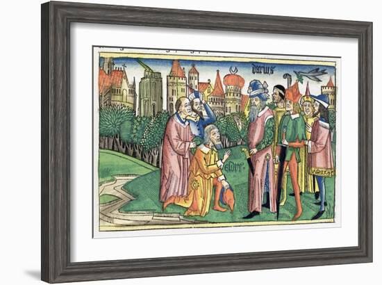 Ezra 6:16: the Temple of Jerusalem is dedicated by King Darius-Unknown-Framed Giclee Print