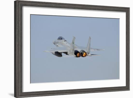 F-15 Eagle of the Royal Saudi Air Force Taking Off-Stocktrek Images-Framed Photographic Print