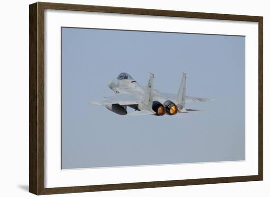 F-15 Eagle of the Royal Saudi Air Force Taking Off-Stocktrek Images-Framed Photographic Print