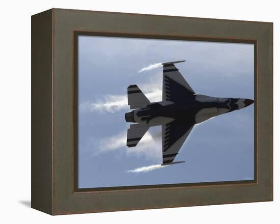 F-16 Fighting Falcon-Stocktrek Images-Framed Premier Image Canvas