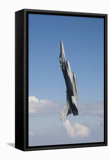 F-16C Fighting Falcon During a Sortie over Arizona-null-Framed Premier Image Canvas