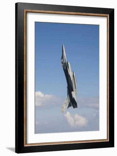 F-16C Fighting Falcon During a Sortie over Arizona-null-Framed Photographic Print