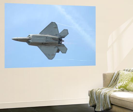F 22 Raptor Of The U S Air Force Wall Mural By Stocktrek Images Art Com