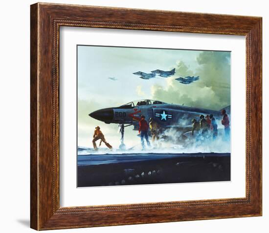 F-4 Phantom II retired 1996-null-Framed Art Print