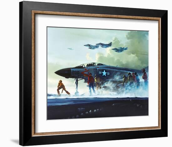 F-4 Phantom II retired 1996-null-Framed Art Print