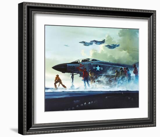 F-4 Phantom II retired 1996-null-Framed Art Print