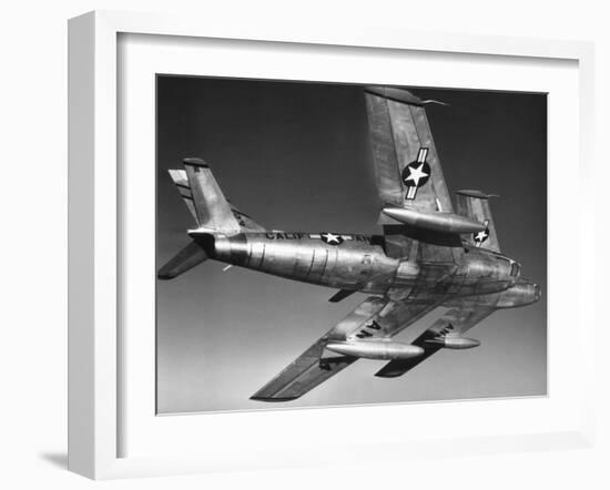 F-86 Jet Fighter Plane-null-Framed Giclee Print