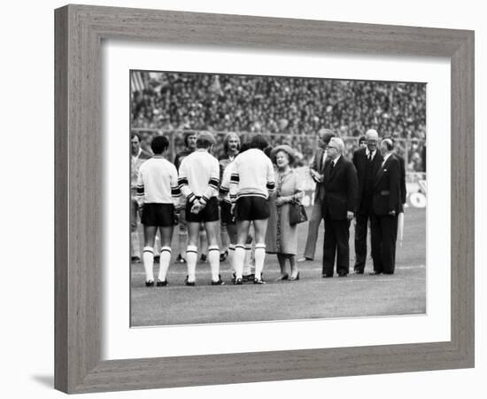 F.A. Cup Final, Manchester City vs. Tottenham Hotspur (1-1), May 1981-null-Framed Photographic Print