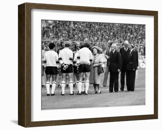 F.A. Cup Final, Manchester City vs. Tottenham Hotspur (1-1), May 1981-null-Framed Photographic Print