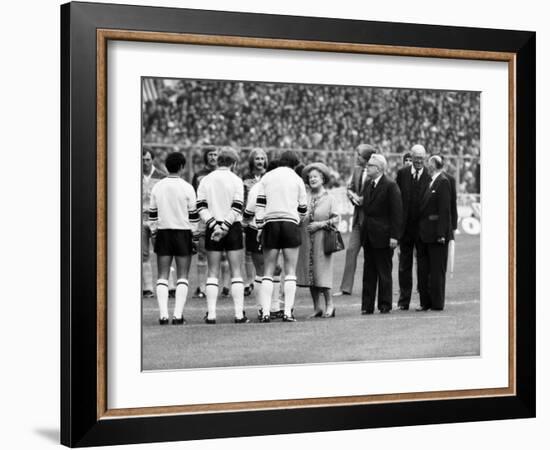 F.A. Cup Final, Manchester City vs. Tottenham Hotspur (1-1), May 1981-null-Framed Photographic Print