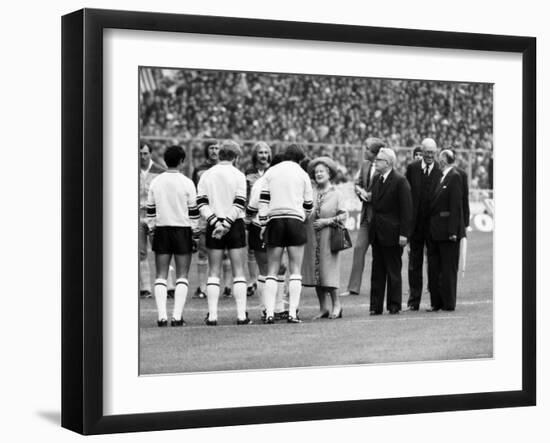 F.A. Cup Final, Manchester City vs. Tottenham Hotspur (1-1), May 1981-null-Framed Photographic Print