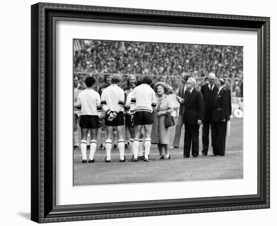 F.A. Cup Final, Manchester City vs. Tottenham Hotspur (1-1), May 1981-null-Framed Photographic Print