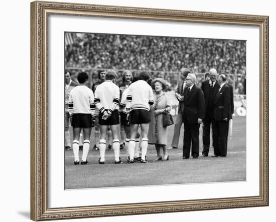 F.A. Cup Final, Manchester City vs. Tottenham Hotspur (1-1), May 1981-null-Framed Photographic Print