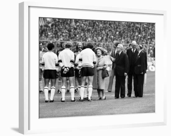 F.A. Cup Final, Manchester City vs. Tottenham Hotspur (1-1), May 1981-null-Framed Photographic Print