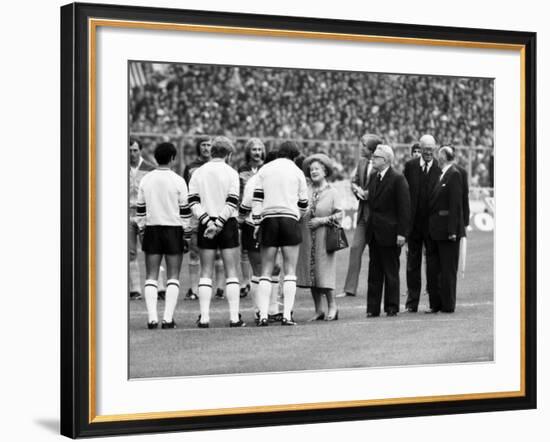 F.A. Cup Final, Manchester City vs. Tottenham Hotspur (1-1), May 1981-null-Framed Photographic Print