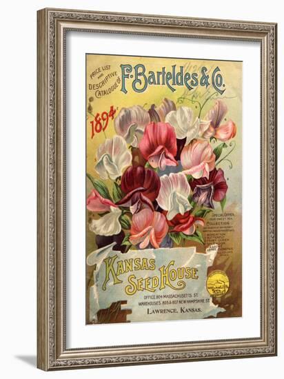 F. Barteldes and Co. Kansas Seed House-null-Framed Art Print