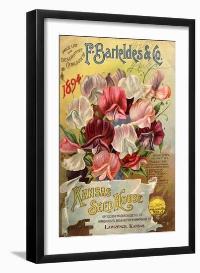 F. Barteldes and Co. Kansas Seed House-null-Framed Art Print