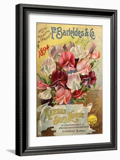 F. Barteldes and Co. Kansas Seed House-null-Framed Art Print