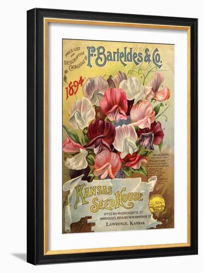 F. Barteldes and Co. Kansas Seed House-null-Framed Art Print