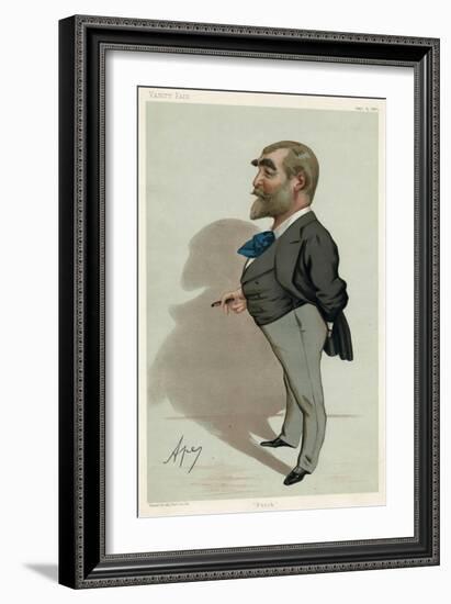 F C Burnand, Vanity Fair-Carlo Pellegrini-Framed Art Print