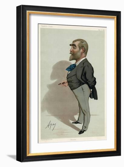 F C Burnand, Vanity Fair-Carlo Pellegrini-Framed Art Print