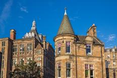 Side View of Vintage Facades in Edinburgh-F.C.G.-Art Print