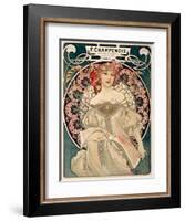 F. Champenois imprimeur Editeur-Alphonse Mucha-Framed Art Print