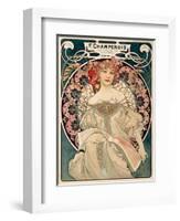 F. Champenois imprimeur Editeur-Alphonse Mucha-Framed Art Print