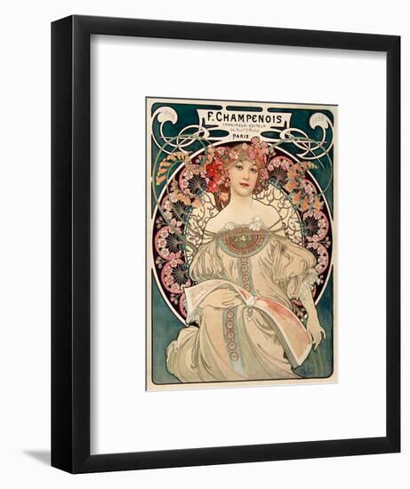 F. Champenois imprimeur Editeur-Alphonse Mucha-Framed Art Print