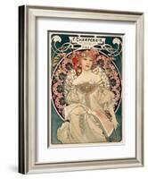 F. Champenois imprimeur Editeur-Alphonse Mucha-Framed Art Print