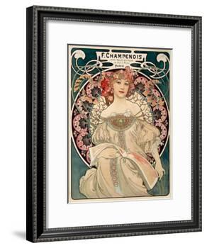 F. Champenois imprimeur Editeur-Alphonse Mucha-Framed Art Print