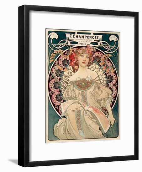 F. Champenois imprimeur Editeur-Alphonse Mucha-Framed Art Print