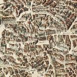 Map of Madrid-F. de Witt-Stretched Canvas