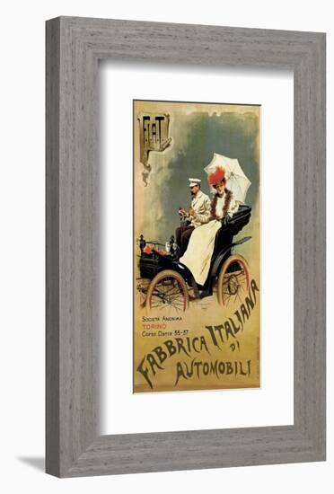 F.I.A.T., Fabbrica Italiana di Automobili-G^ Carpanetto-Framed Premium Giclee Print