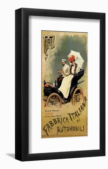 F.I.A.T., Fabbrica Italiana di Automobili-G^ Carpanetto-Framed Premium Giclee Print