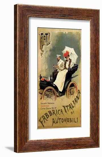 F.I.A.T., Fabbrica Italiana di Automobili-G^ Carpanetto-Framed Art Print